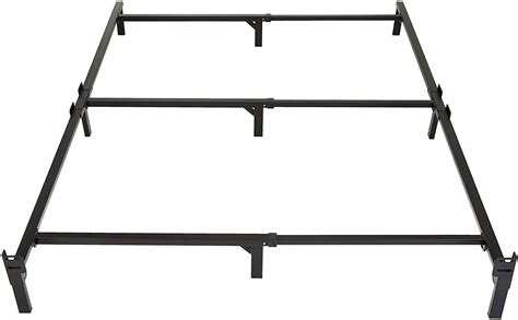 metalic bread frame box spring|Amazon Basics Metal Bed Frame, 9.